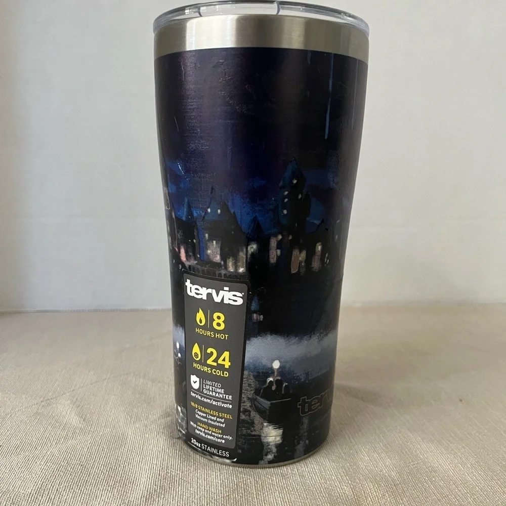 NWT Warner bros Harry Potter hot cold tervis stainless steel tumbler lid